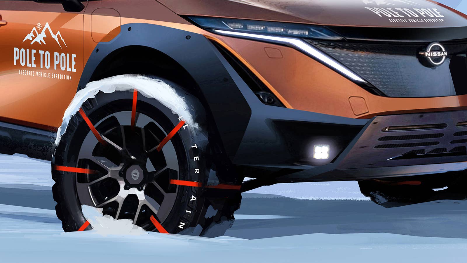 Nissan Ariya Pole to Pole rendering