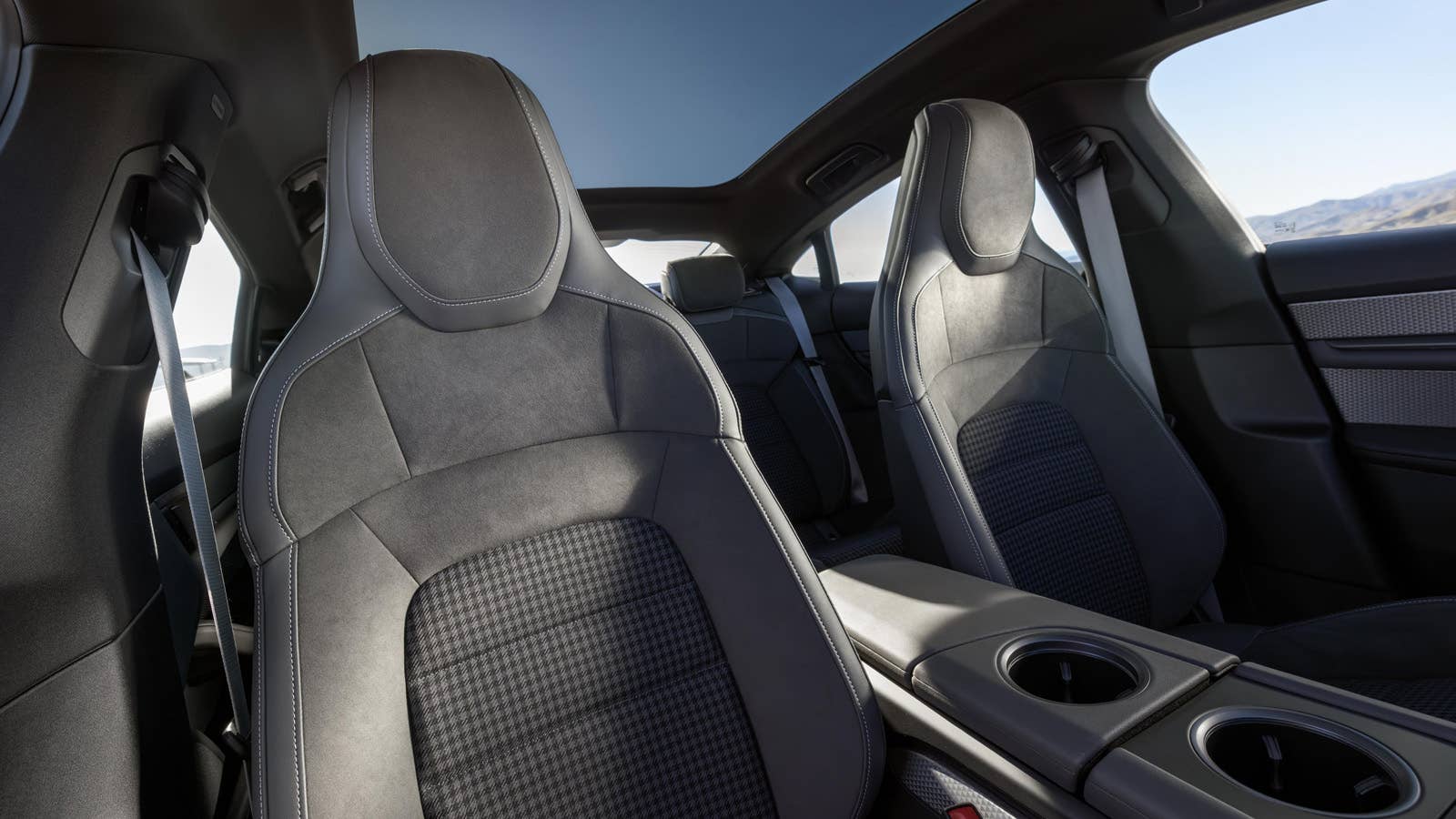 2025 Porsche Taycan interior front seats