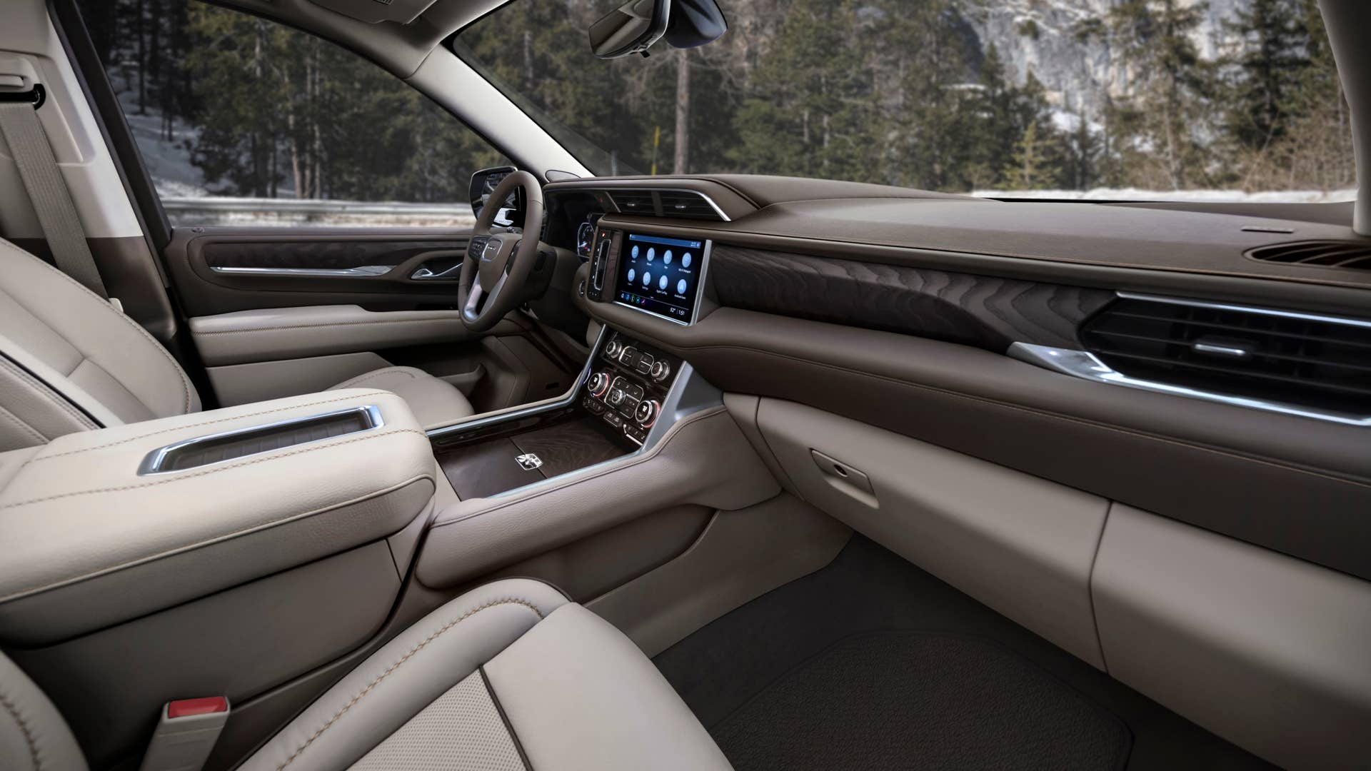 2021 GMC Yukon XL Denali. Certain features shown are not available on all vehicles. See dealer for details.