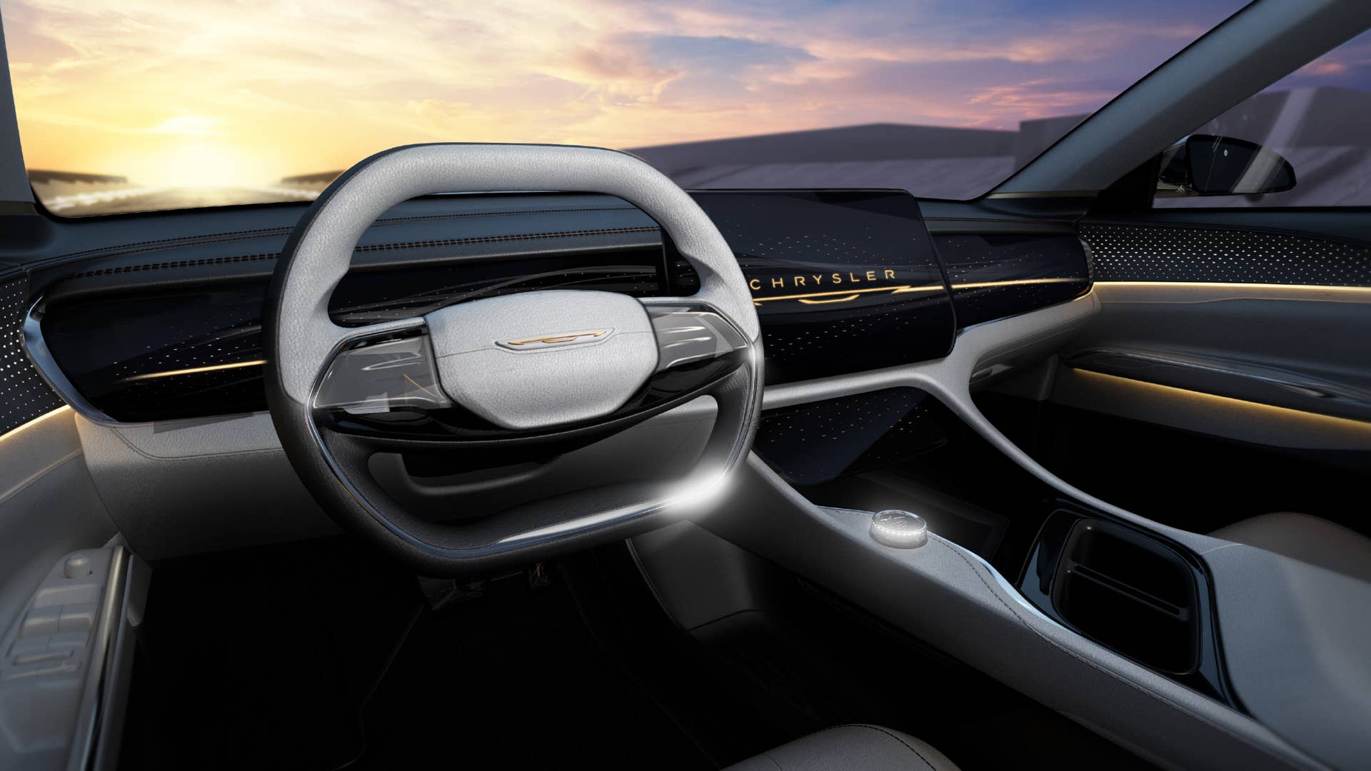 The Chrysler Airflow Graphite Concept,  unveiled at the 2022 New York International Auto Show, features Cyprus Copper accents both inside and out to imprint the latest Airflow iteration with its own refined, sophisticated design.