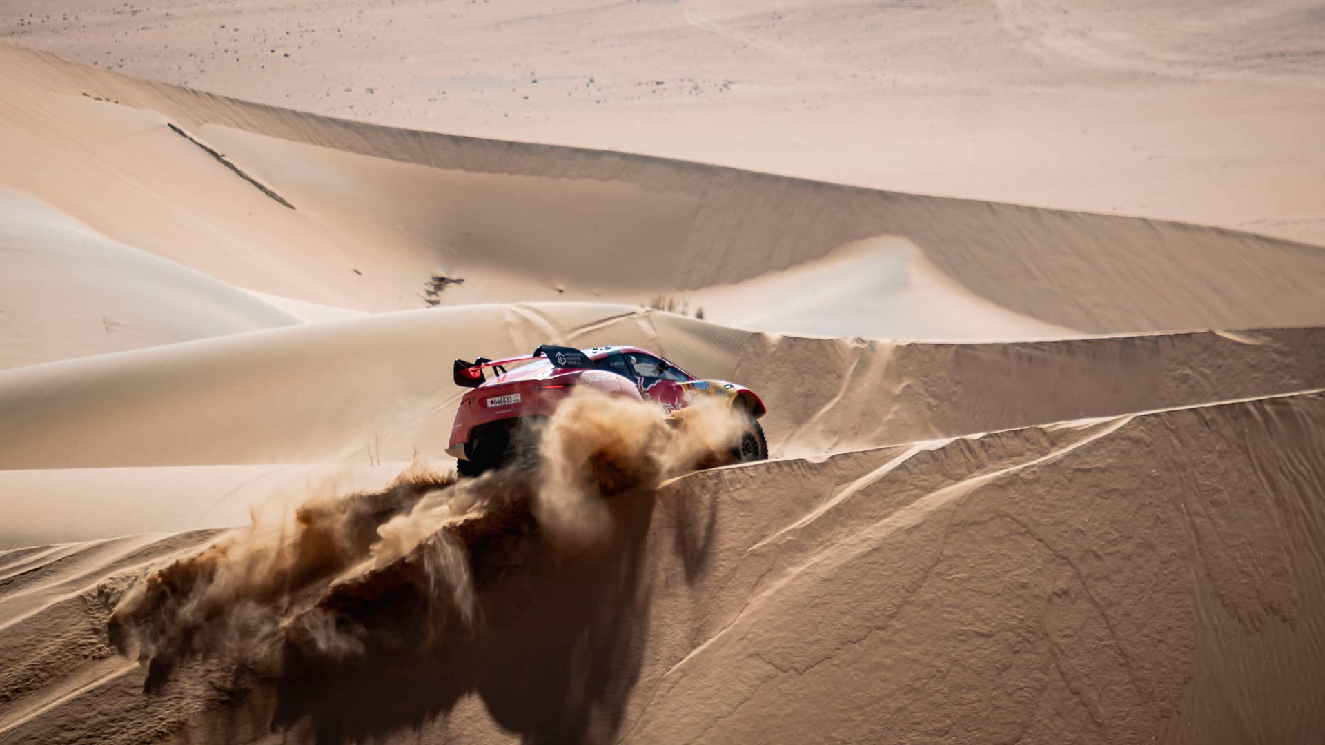 Sebastien Loeb (FRA) of Bahrain Raid Xtreme races during stage 11 of Rally Dakar 2022 around Bisha, Saudi Arabia on January 13, 2022