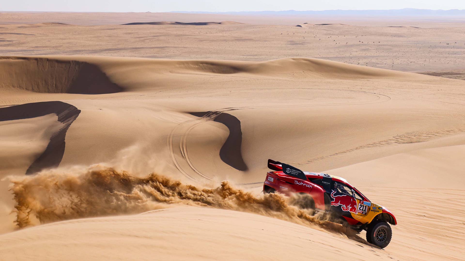 211 Loeb Sébastien (fra), Lurquin Fabian (bel), Bahrain Raid Xtreme, BRX Prodrive Hunter T1+, Auto FIA T1/T2, W2RC, action during the Stage 8 of the Dakar Rally 2022 between Al Dawadimi and Wadi Ad Dawasir, on January 10th 2022 in Wadi Ad Dawasir, Saudi Arabia - Photo Florent Gooden / DPPI