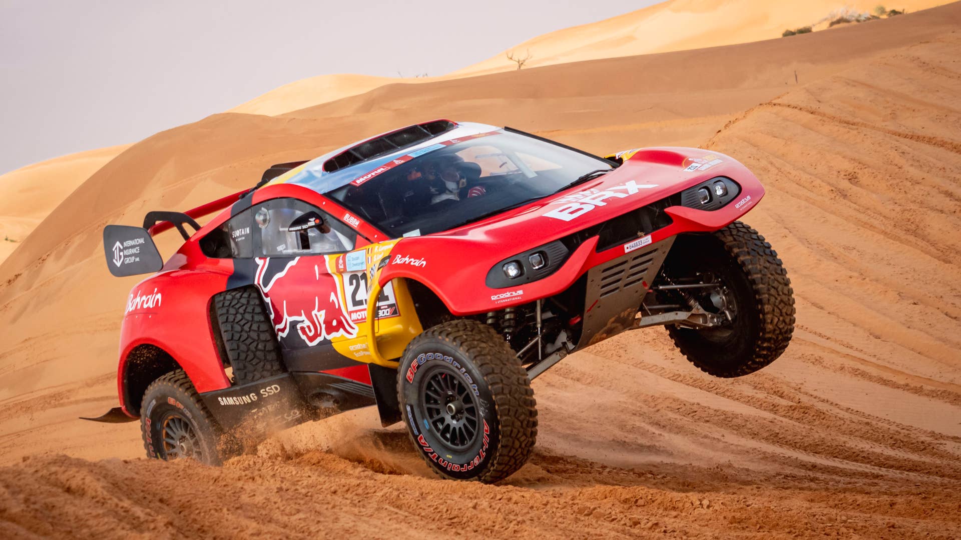Sebastien Loeb (FRA) of Bahrain Raid Xtreme races during stage 02 of Rally Dakar 2022 from Hail to Al Artawiyah, Saudi Arabia on January 03, 2022