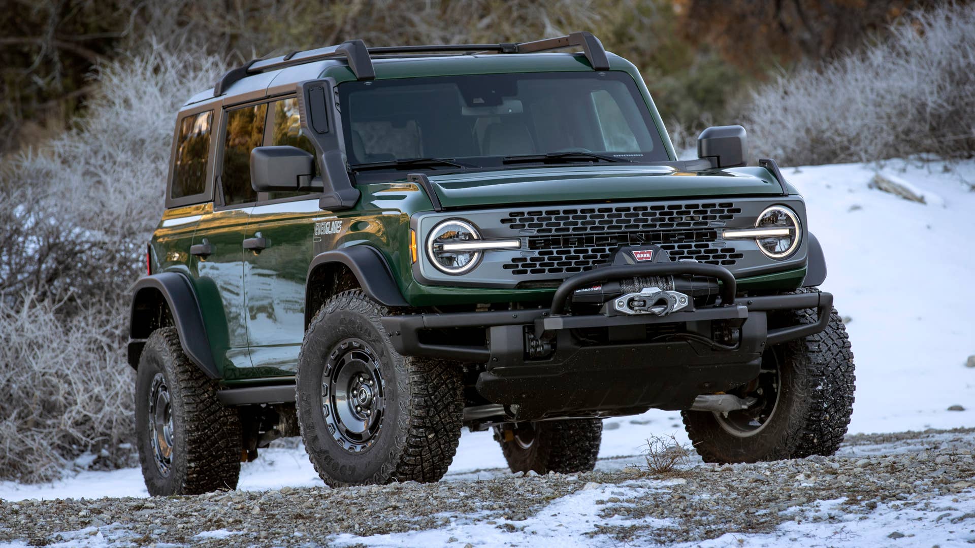 Preproduction model shown. Available summer 2022. Limited availability. Ford Accessories shown. Ford is committed to the preservation of the environment and treading lightly.