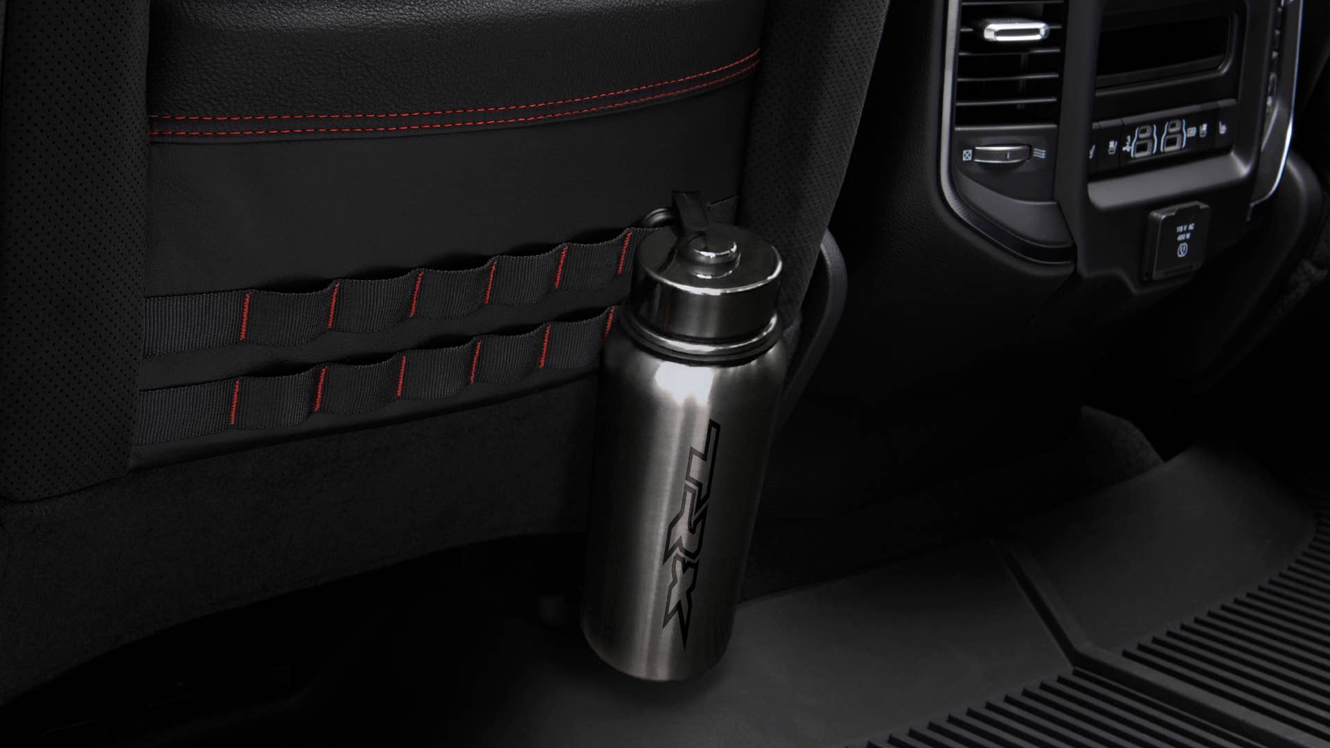 2023 Ram 1500 TRX MOLLE storage system with thermos