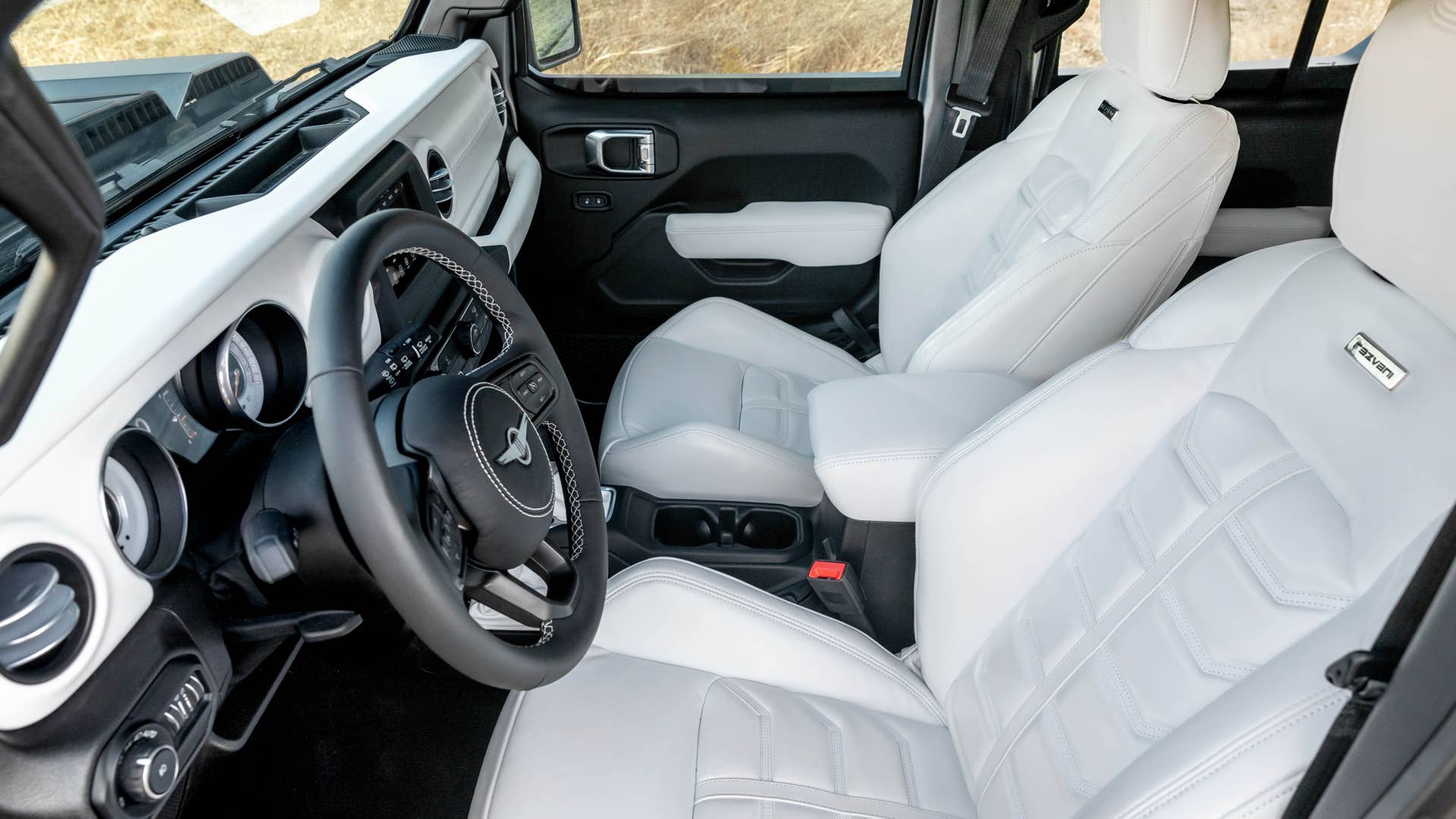 2020 Rezvani Tank interior