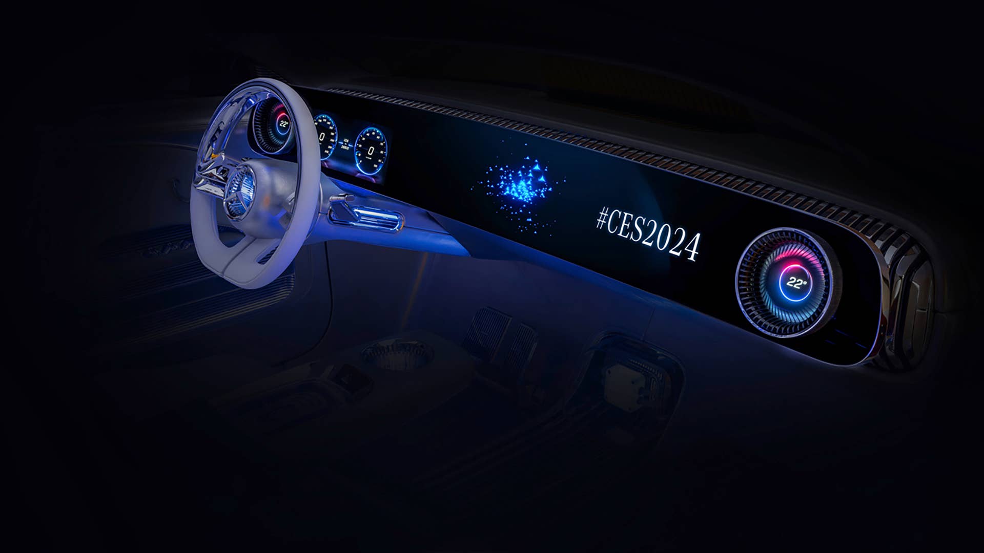 Mercedes-Benz auf der CES 2024 / Mercedes-Benz at the CES 2024