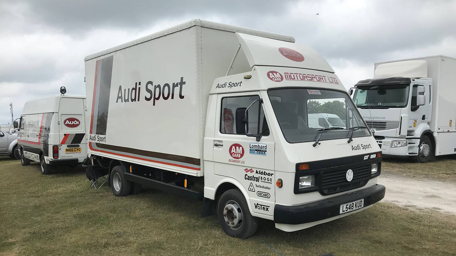 Audi Sport UK VW support box truck