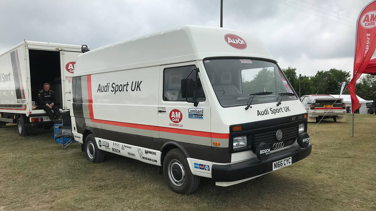 Audi Sport UK VW support van