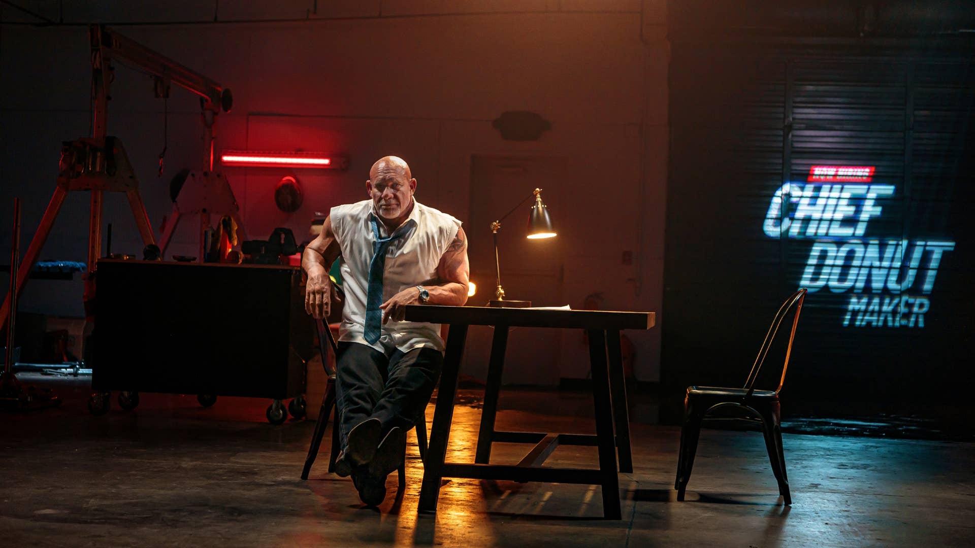 Bill Goldberg oversees Dodge brand’s Chief Donut Maker webisode series competition.