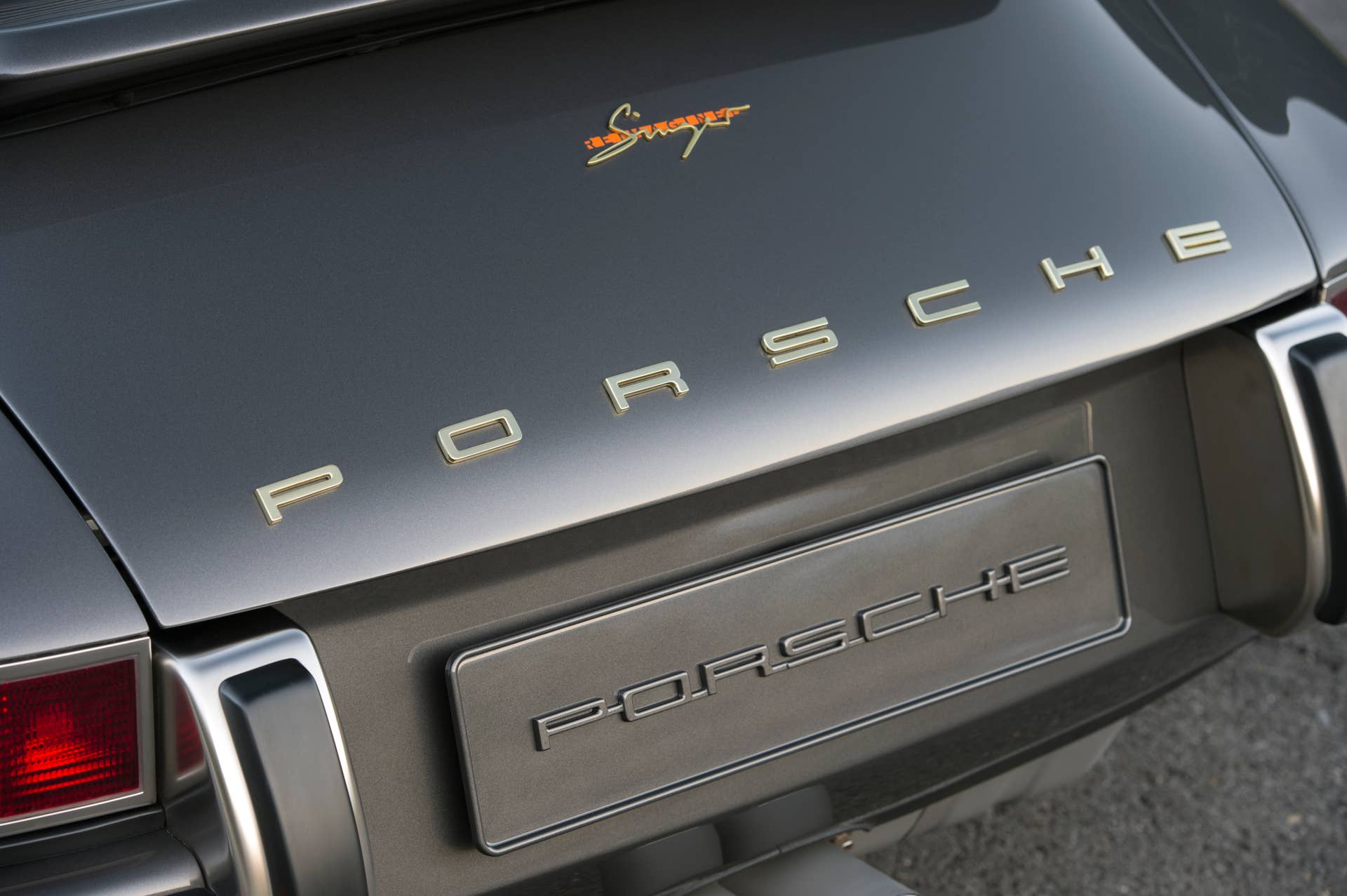 porsche 911 targa 4.0 restored by singer porsche singer badge
