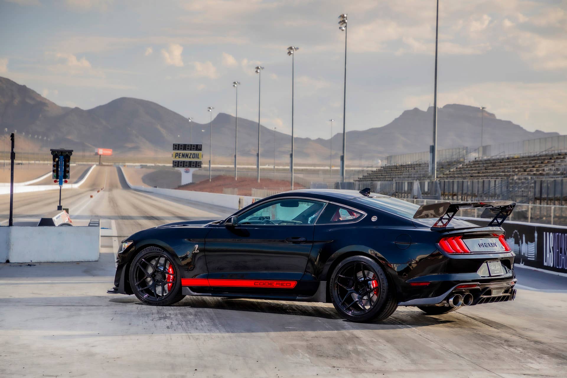 Shelby Code Red is a 1,300-hp, twin-turbocharged Ford Mustang GT500 ...