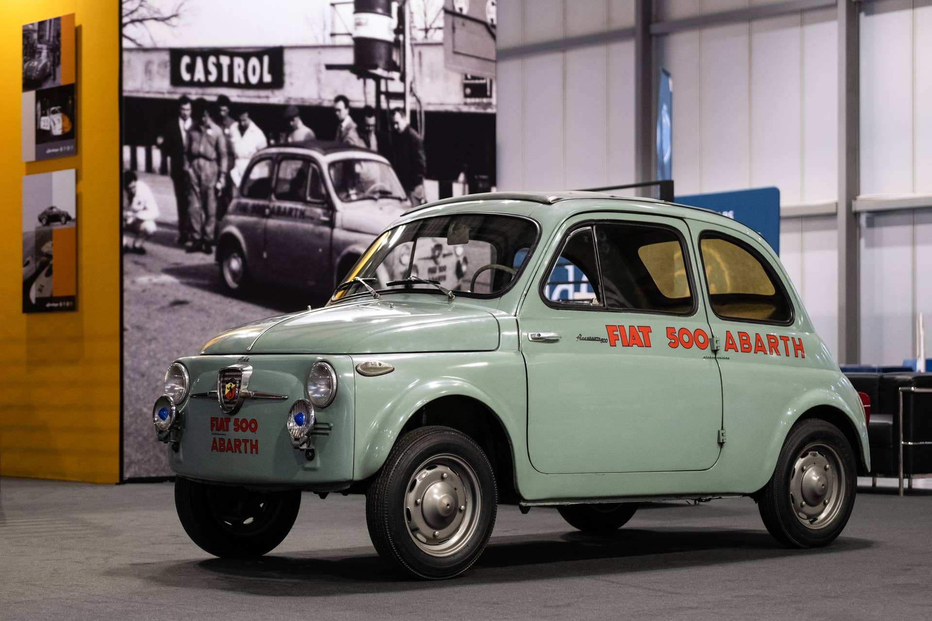 Classic Fiat 500 Abarth, a one-of-a-kind creation, goes on show in