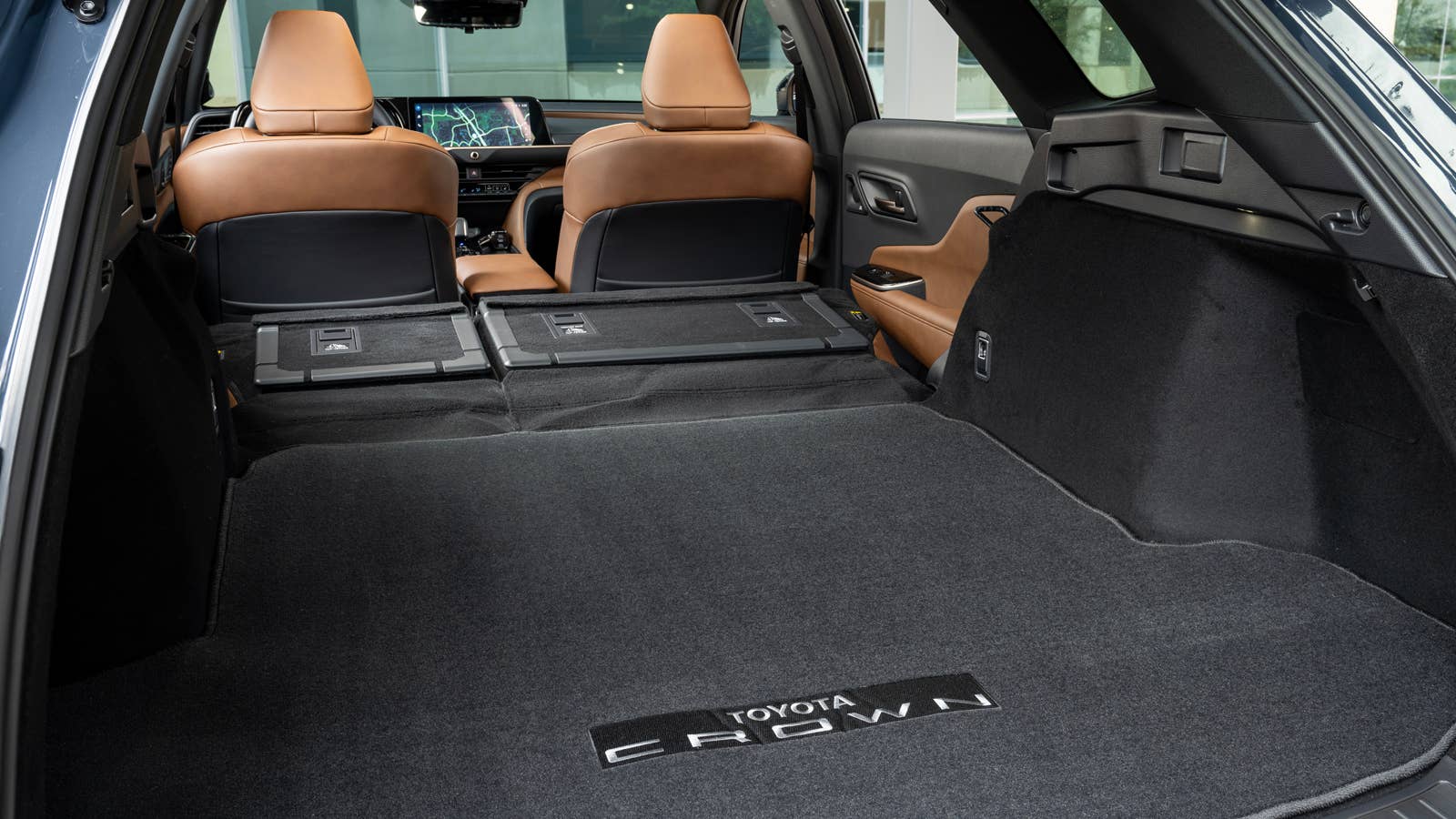 2025 Toyota Crown Signia trunk seats folded
