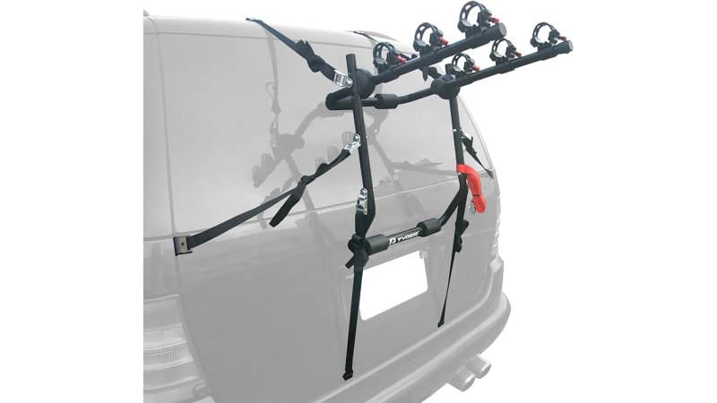 Tyger Auto Deluxe 3-Bike Trunk Mount Bicycle Rack