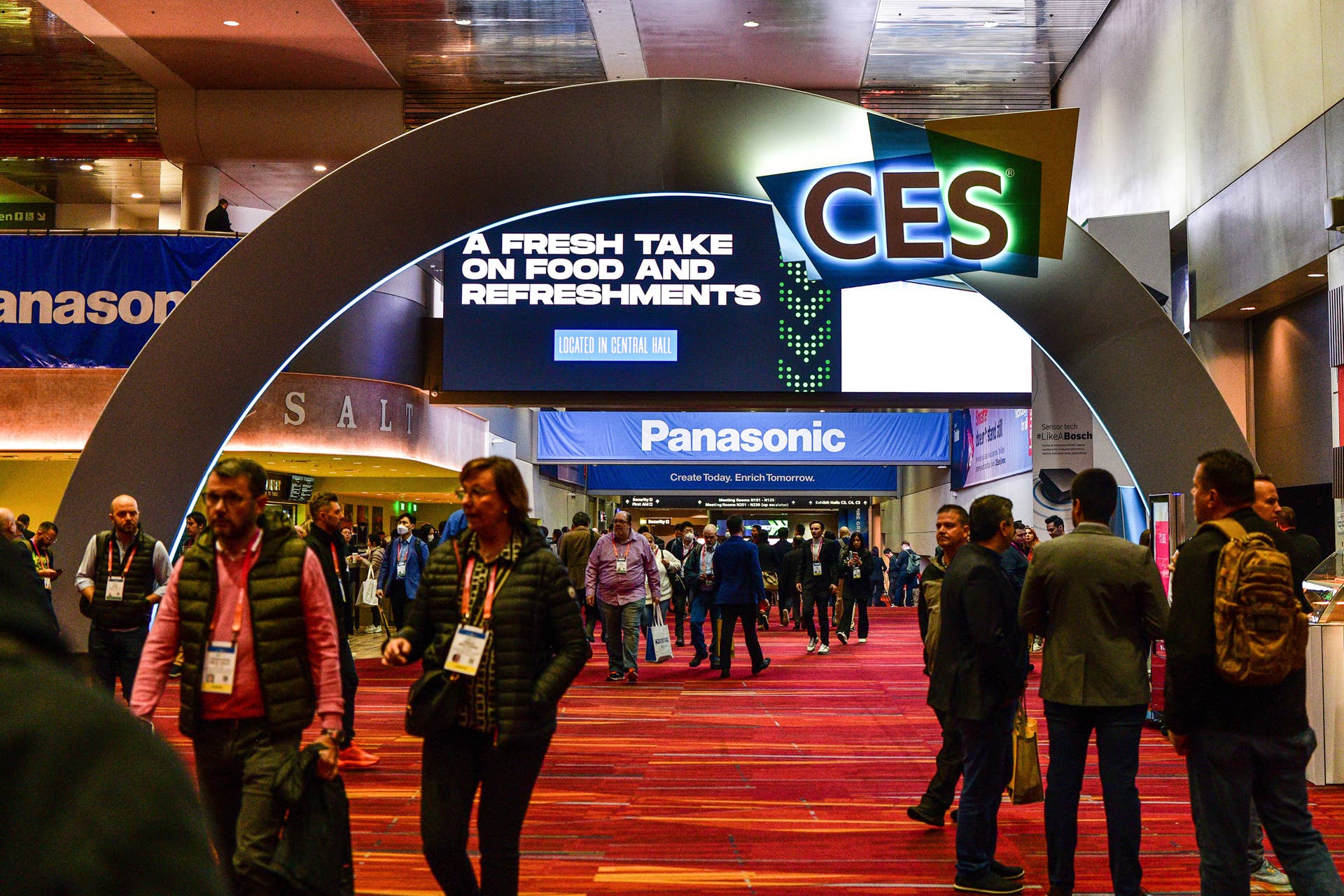 LAS VEGAS, NV - JANUARY 5: View of CES 2023 at the Las Vegas Convention in Las Vegas, Nevada on January 5, 2023. Credit: DeeCee Carter/MediaPunch /IPX