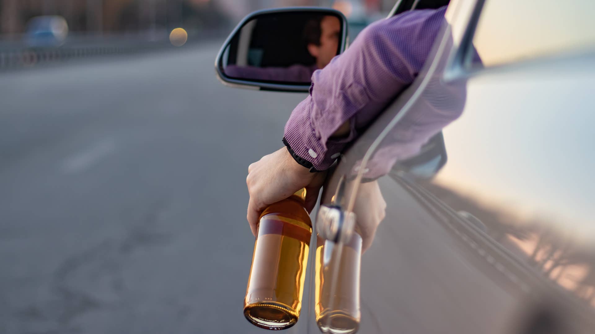 Depiction of drink driving