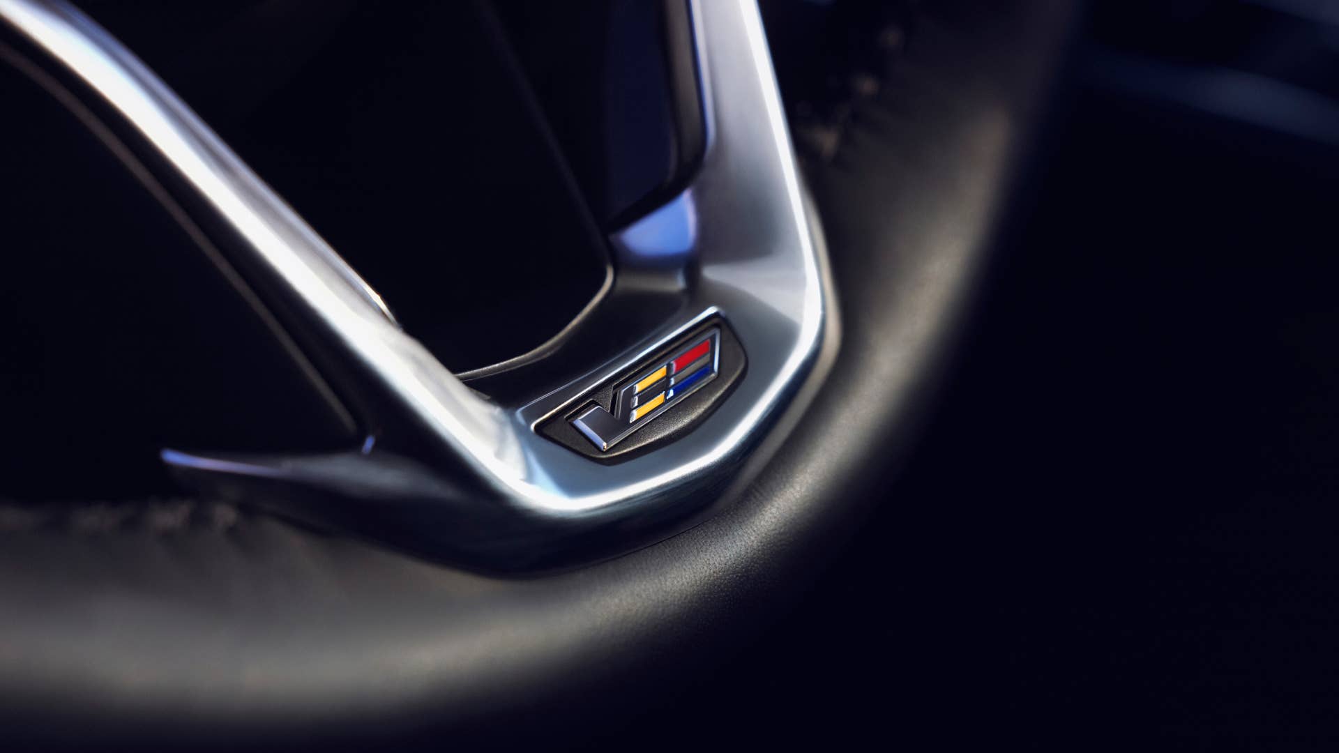 The 2023 Cadillac Escalade will be the first SUV to don the high-performance V-Series badge. Preproduction model shown. Actual production model will vary. Escalade-V availability will be announced spring 2022.