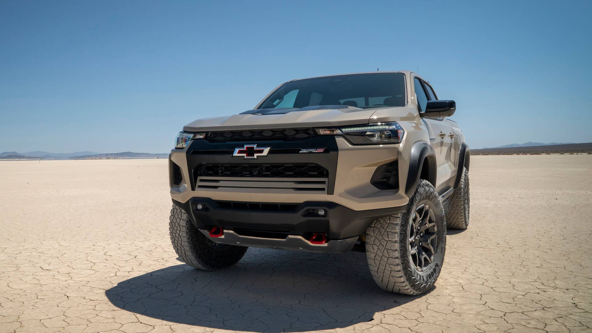 2023 Colorado ZR2 in Sand Dune Metallic in Nevada.
