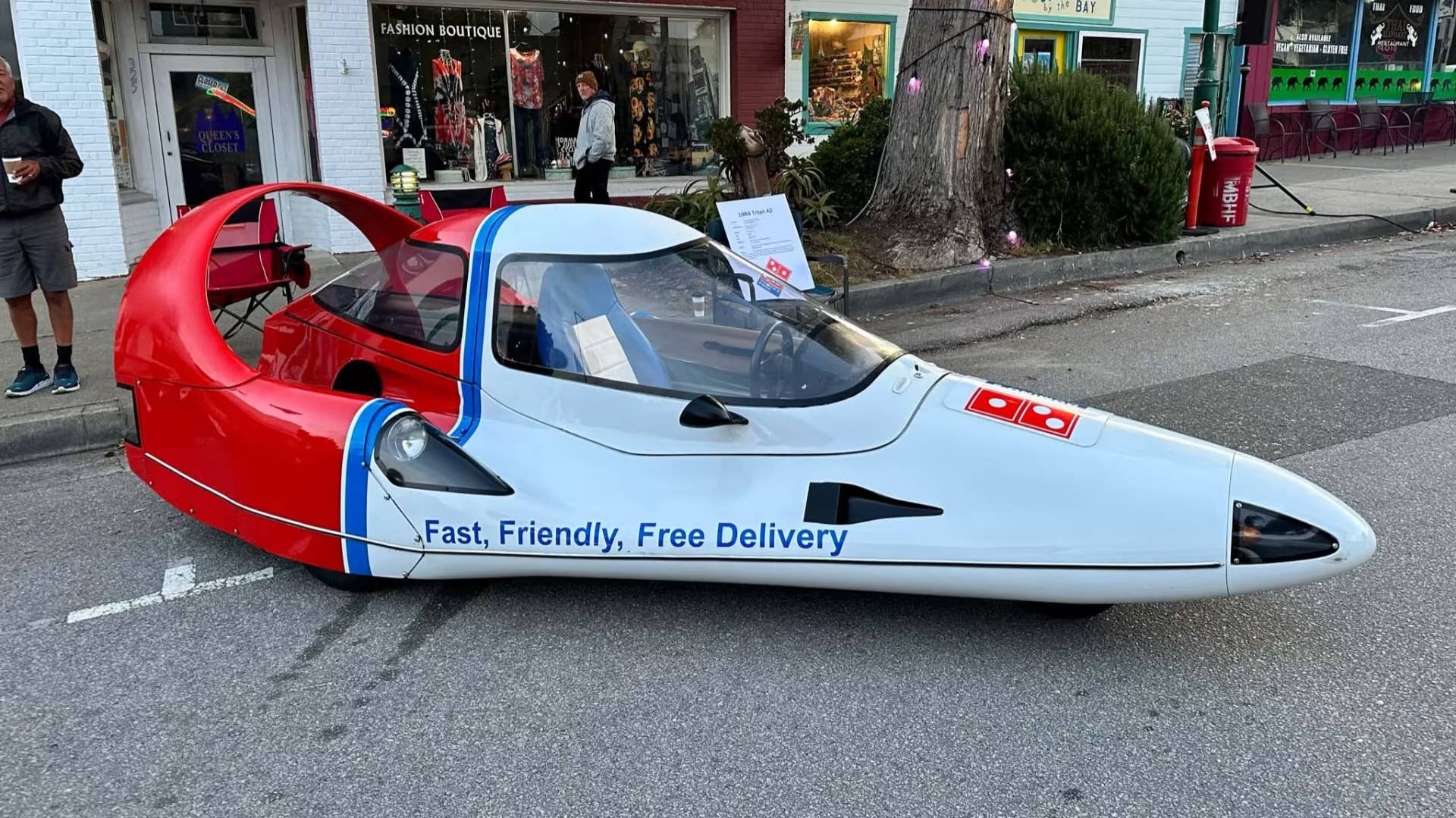 It's a bird, it's a plane, it's a  rotary-powered Domino's