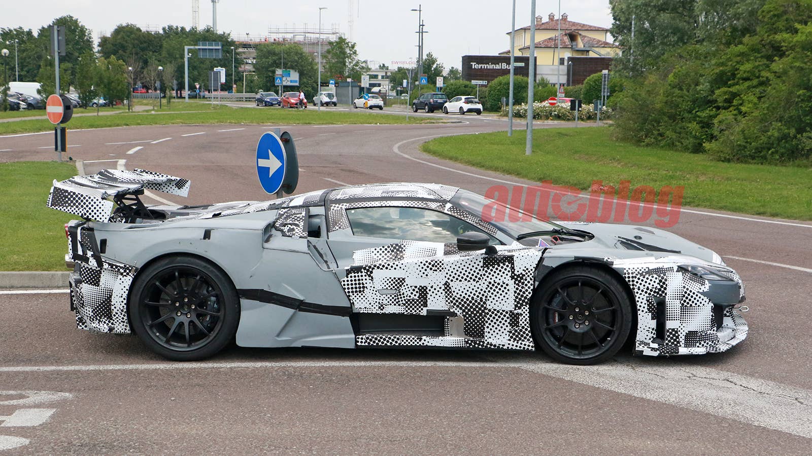 Ferrari supercar prototype