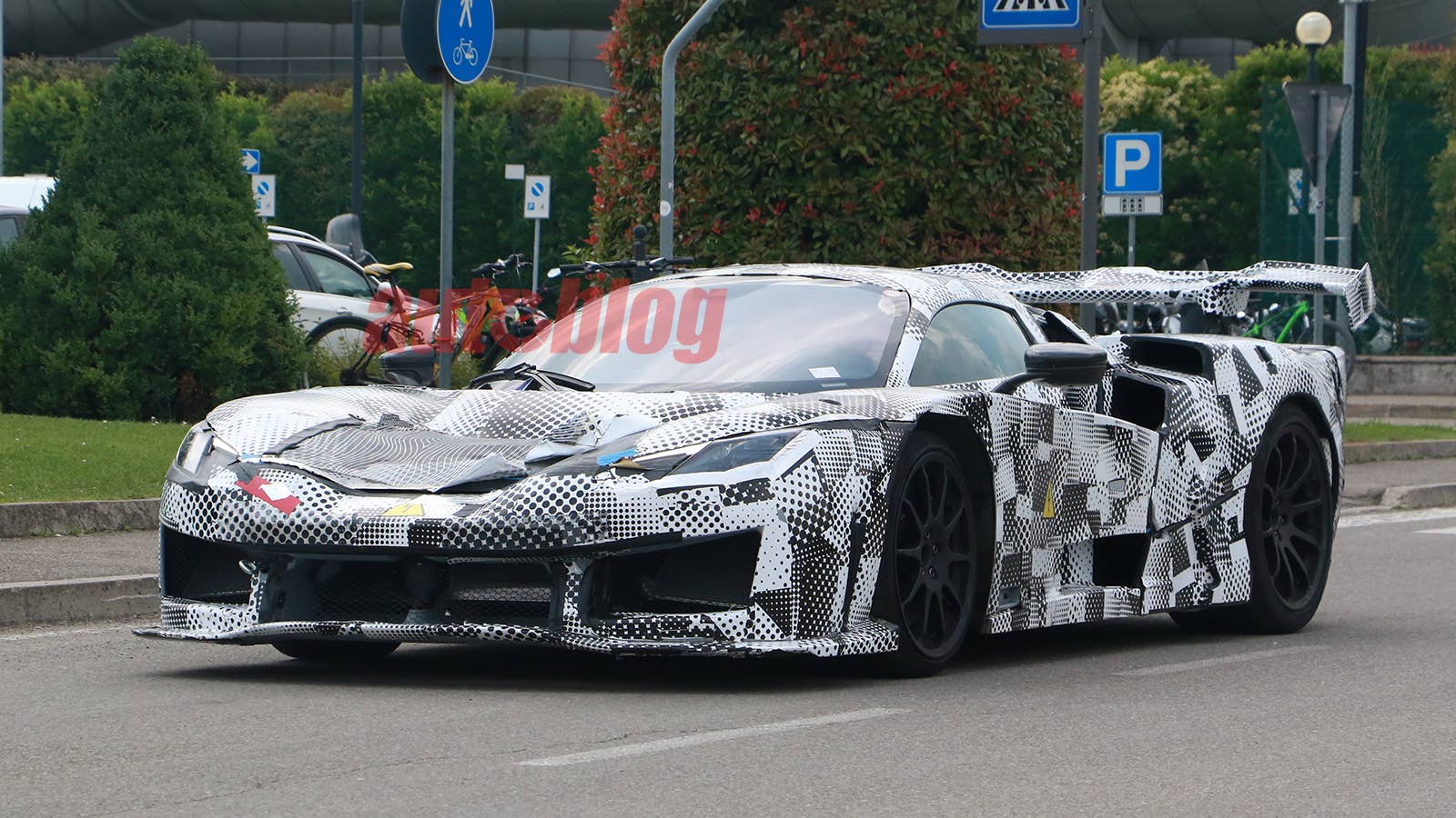 Ferrari supercar prototype