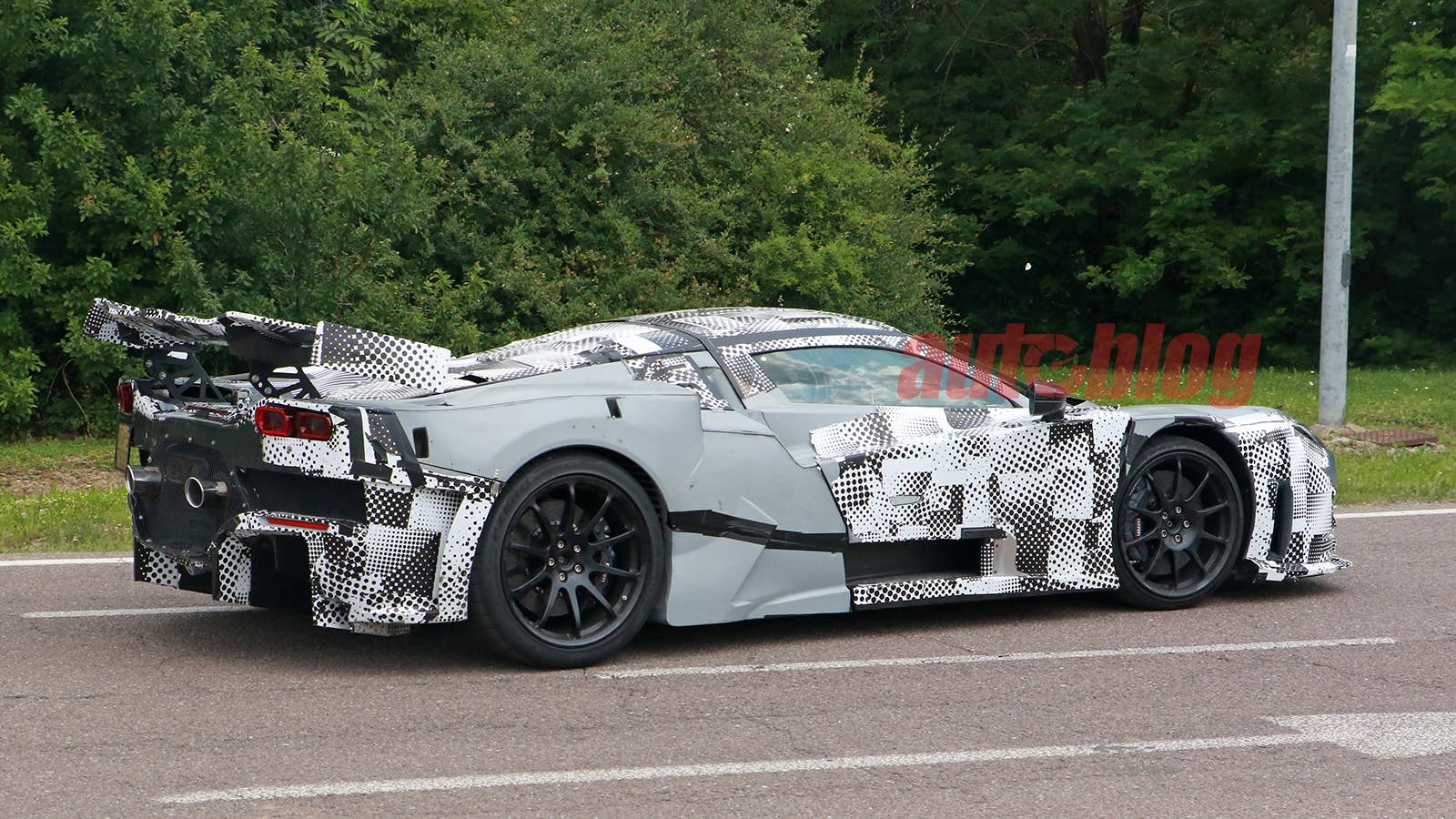 Ferrari supercar prototype