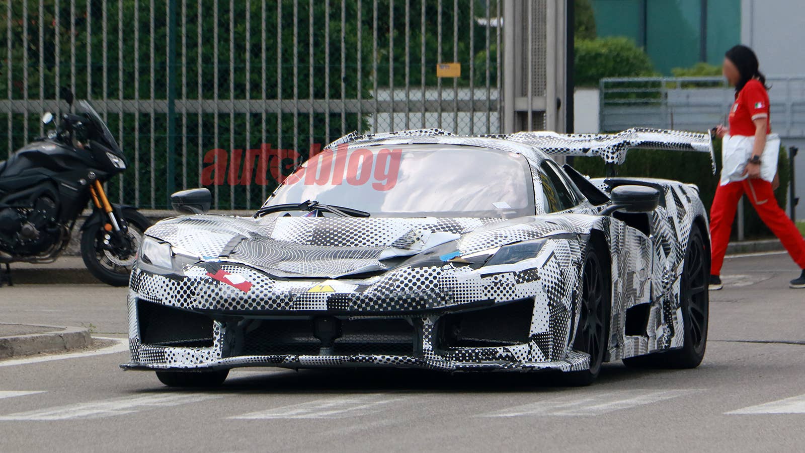 Ferrari supercar prototype
