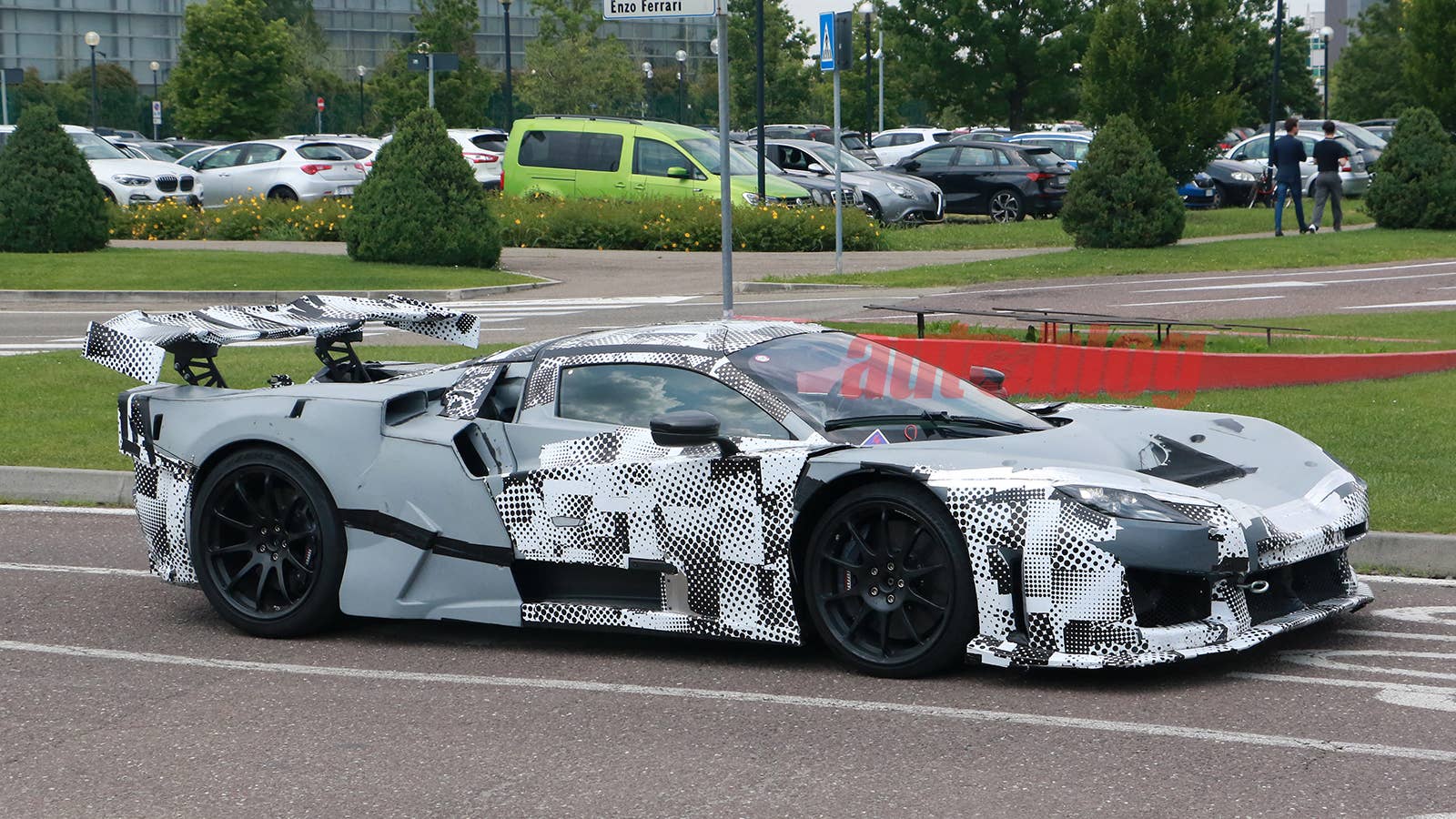 Ferrari supercar prototype