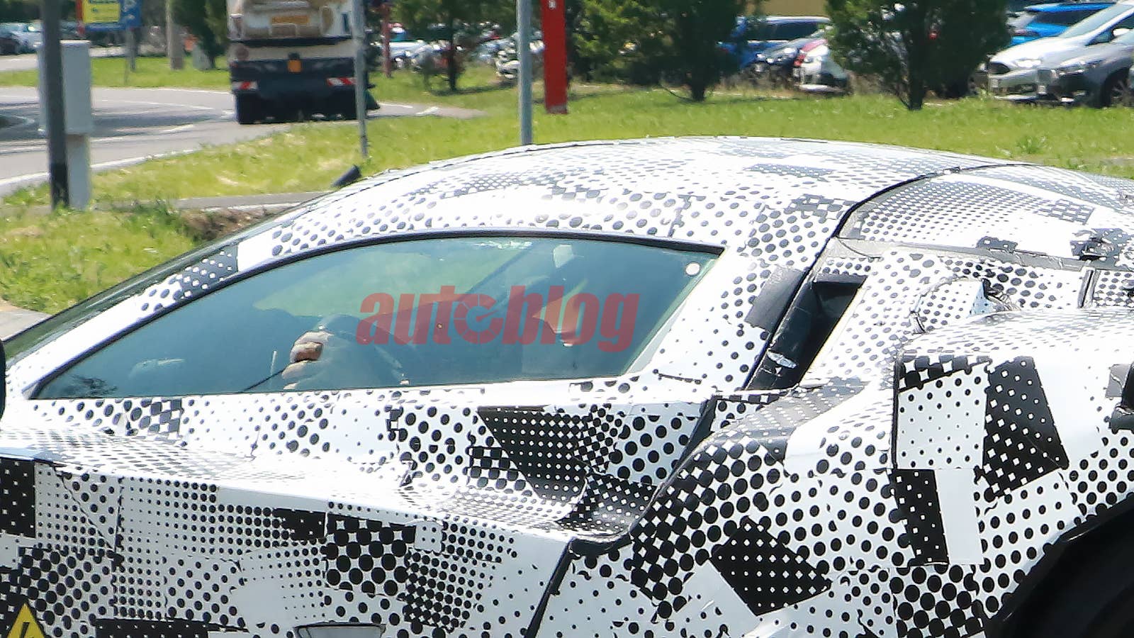 Ferrari supercar prototype