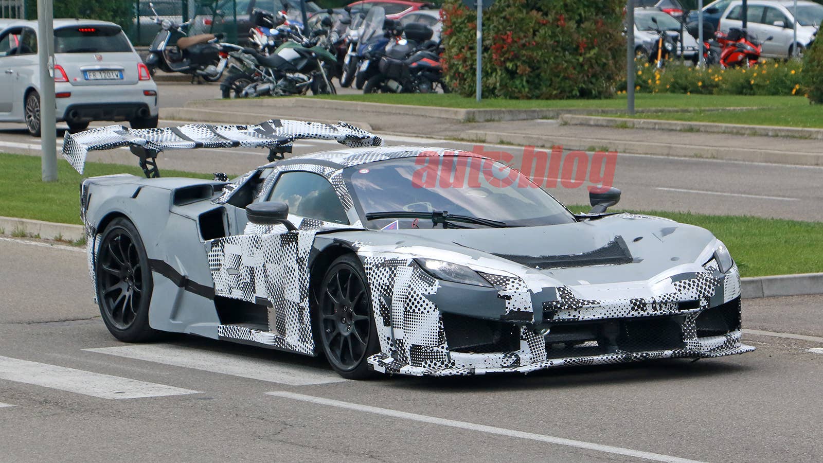 Ferrari supercar prototype