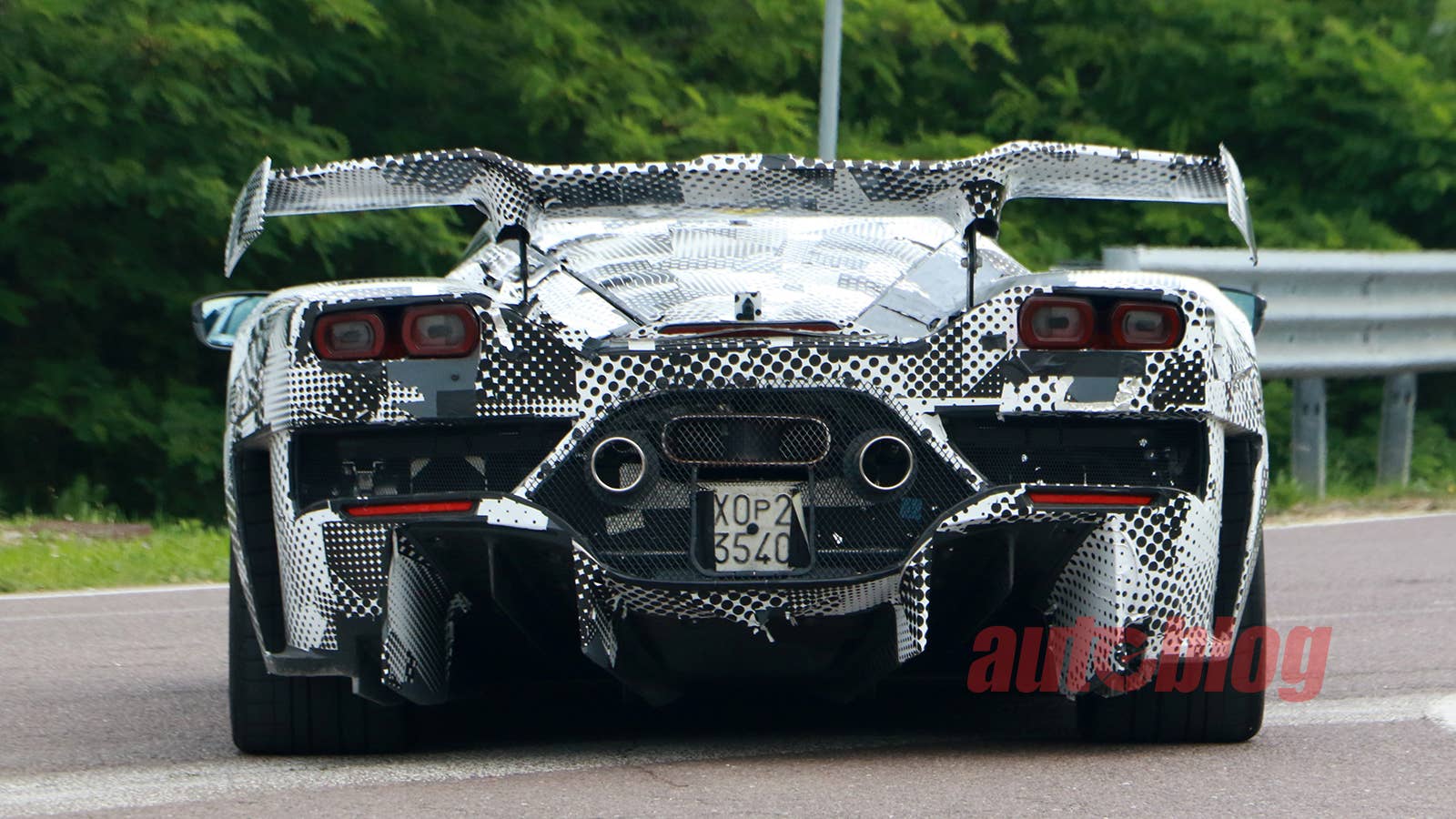 Ferrari supercar prototype