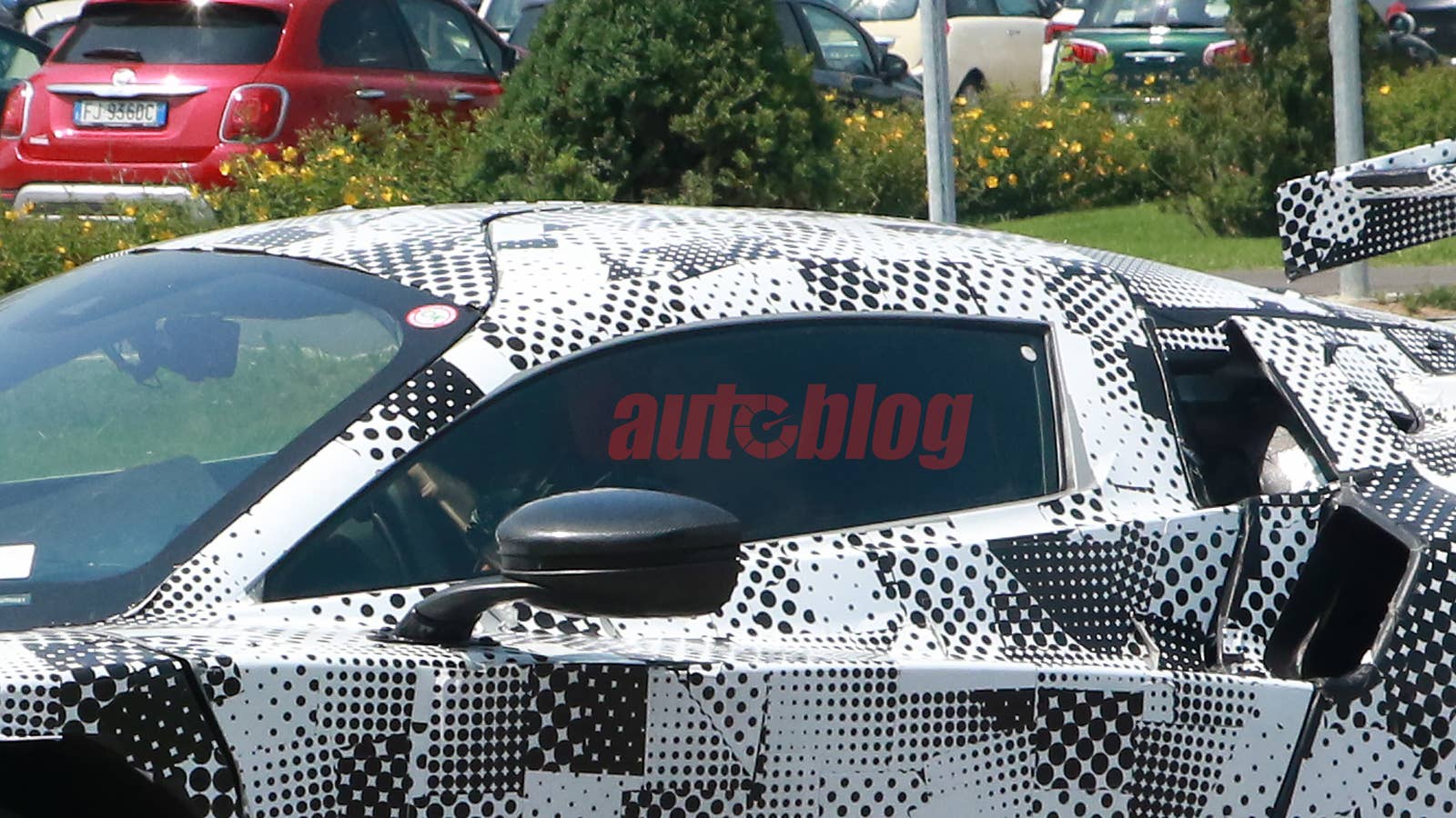 Ferrari supercar prototype