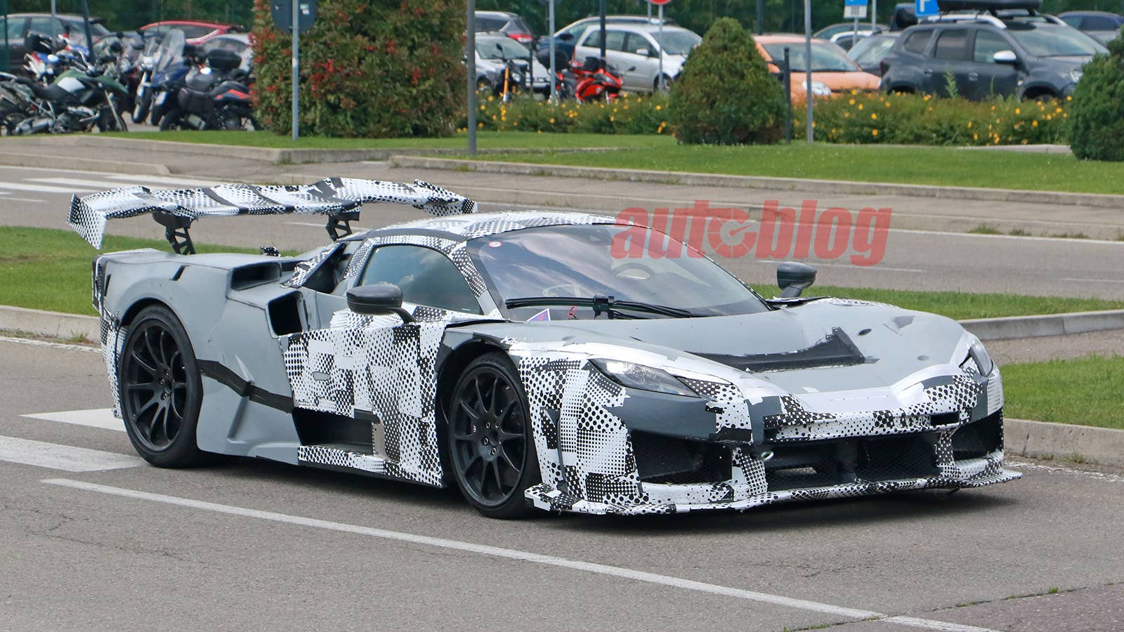 Ferrari supercar prototype