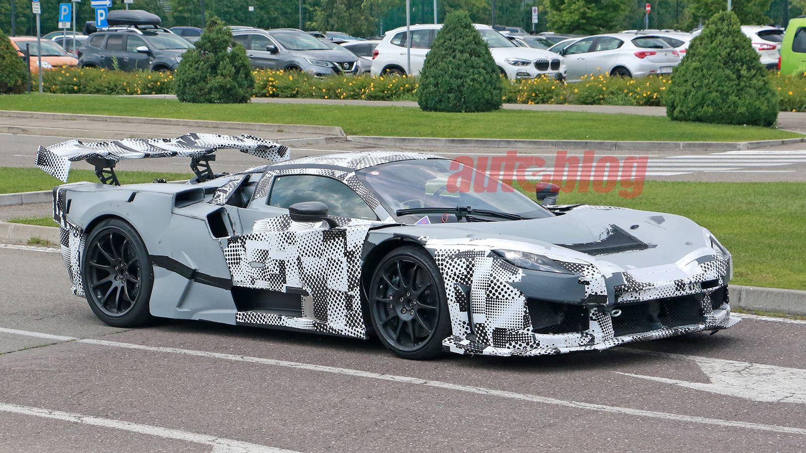 Ferrari supercar prototype