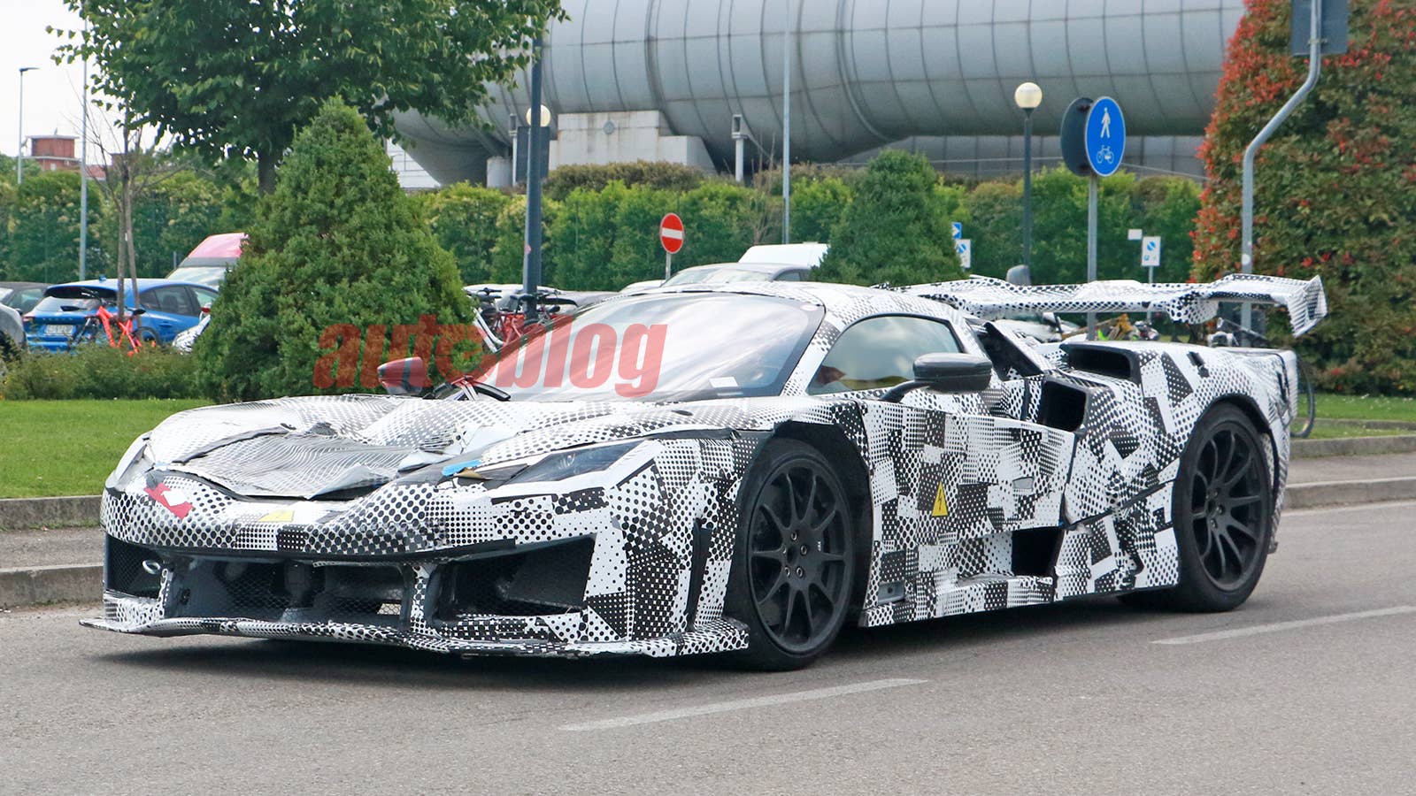 Ferrari supercar prototype