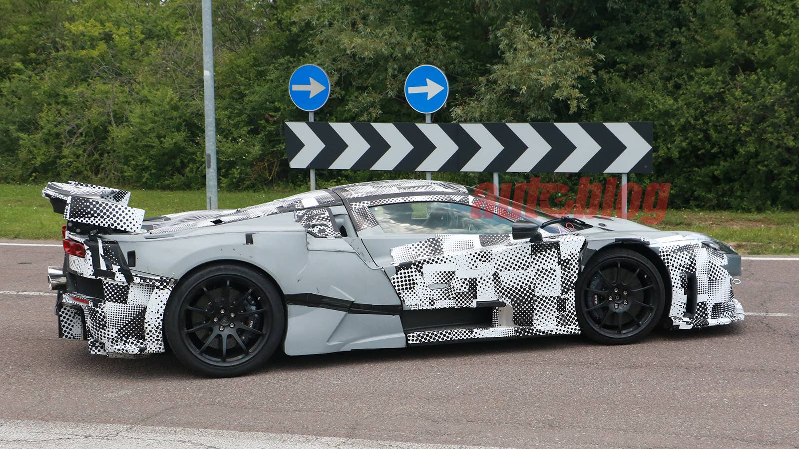 Ferrari supercar prototype
