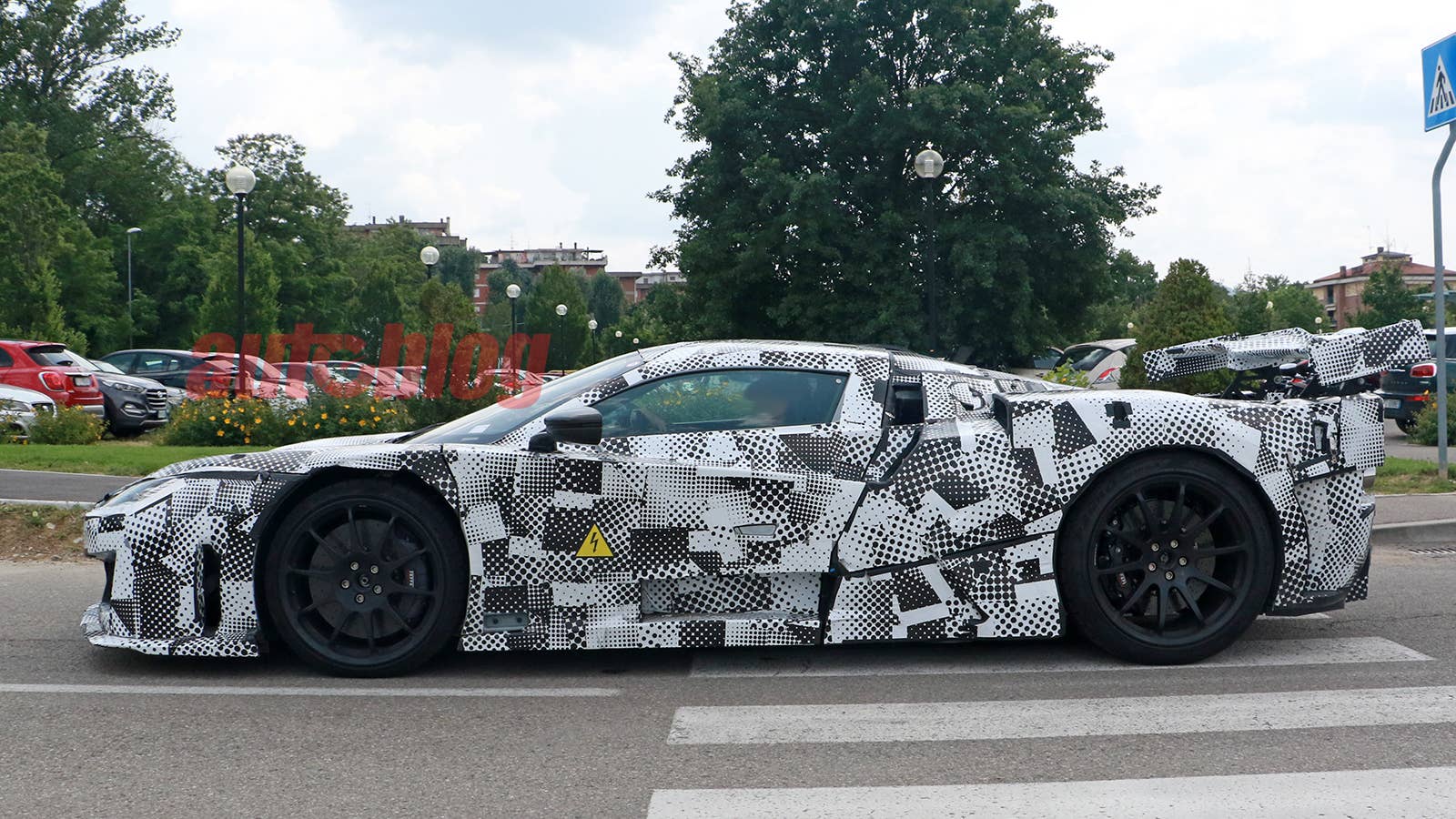 Ferrari supercar prototype