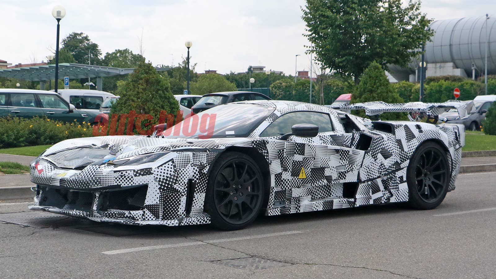 Ferrari supercar prototype