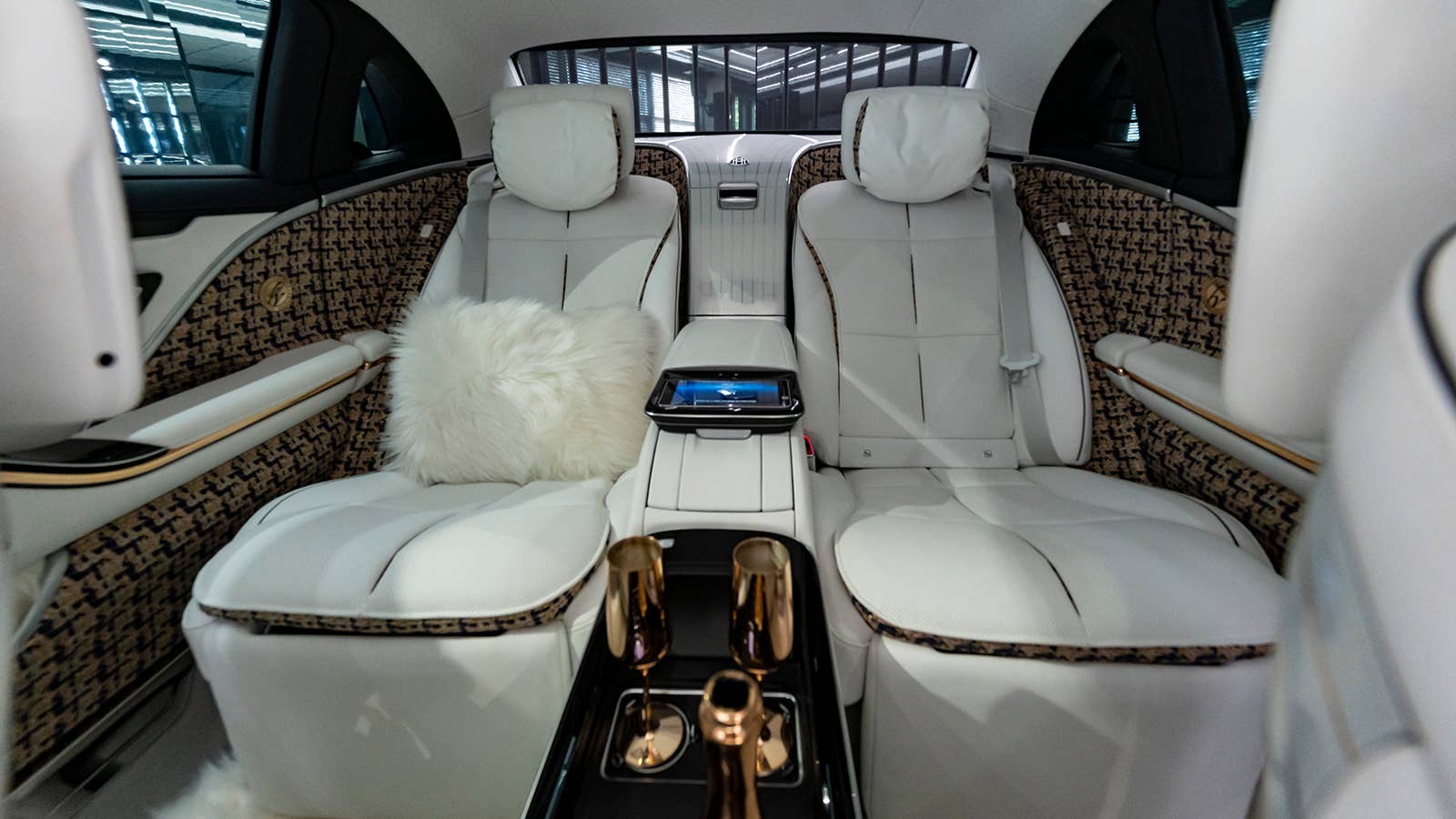 Virgil Abloh Mercedes-Maybach rear seats