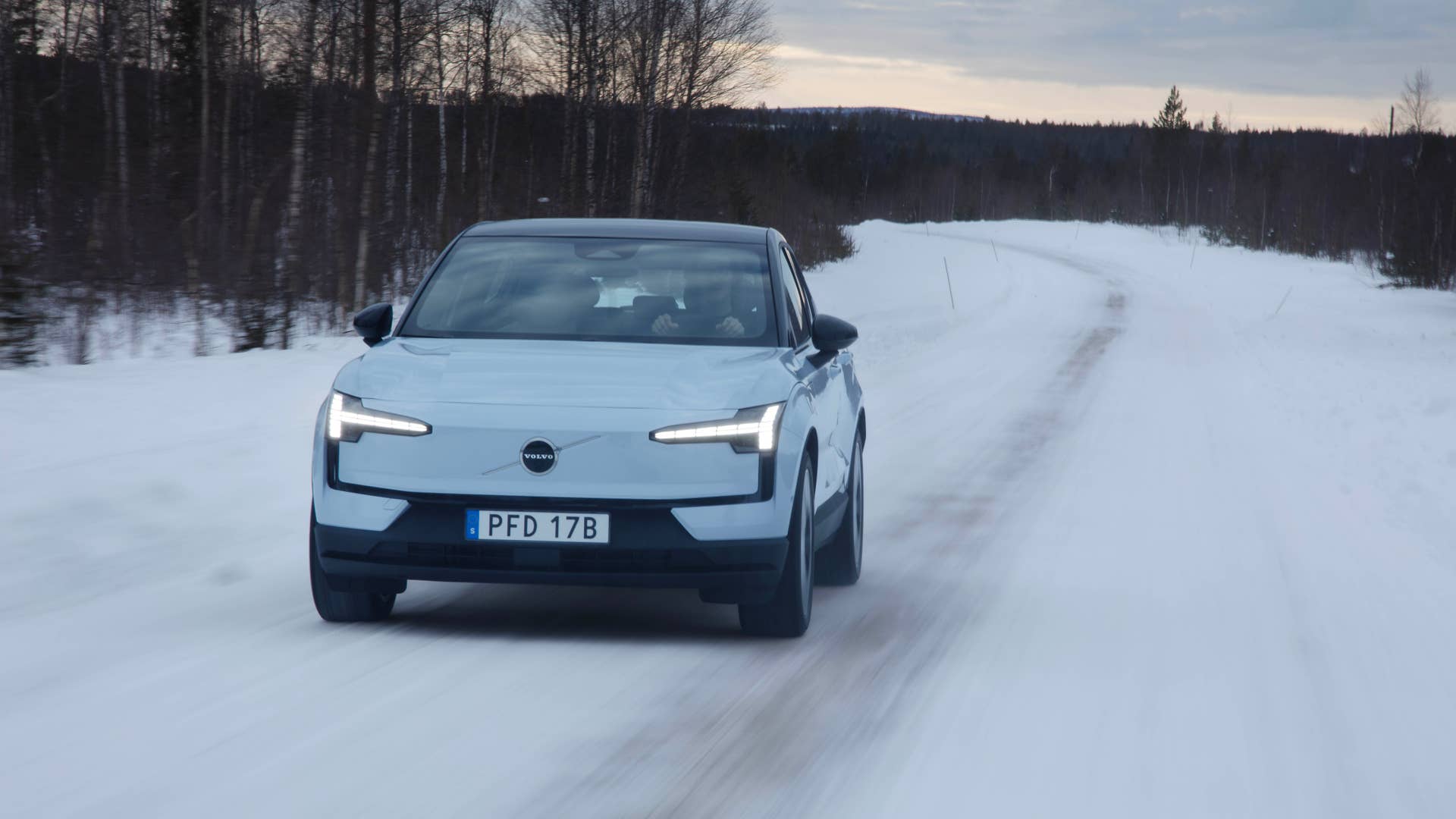Sliding Rwd 2025 Volvo EX30 Ice Drive: Sliding through Sweden in Volvo's charming ...