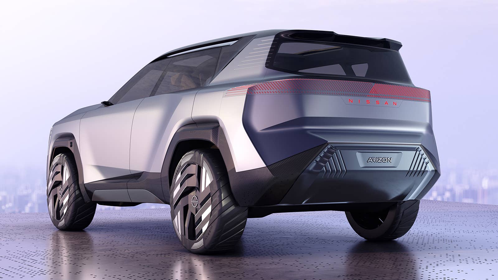 Nissan Arizon concept is Ariya's boxy, creased cousin - Autoblog
