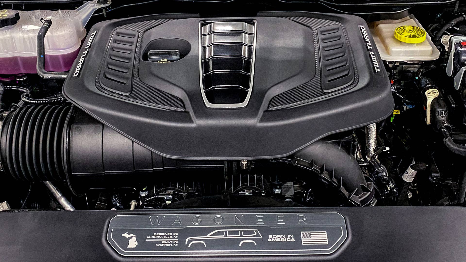 Hurricane Twin Turbo engine, standard on 2024 Wagoneer and Wagoneer L, produces 420 horsepower and 468 lb.-ft. of torque