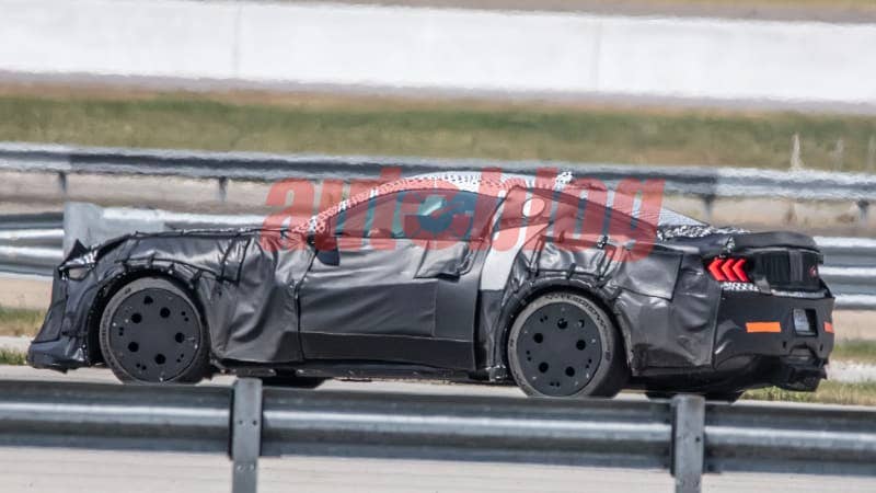 Ford Mustang road-going GT3 spy shots