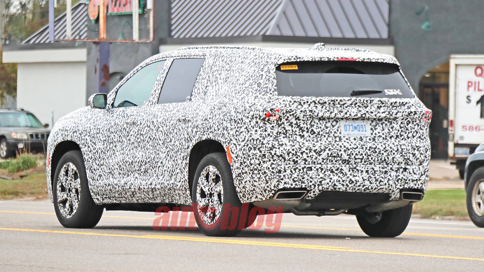 Buick Enclave spy photos reveal curvy, minimal interior - Autoblog
