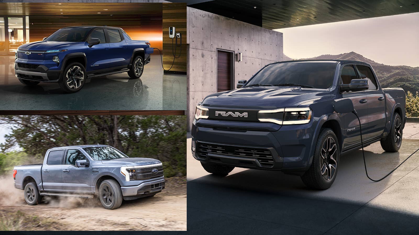2025 Ram 1500 REV front three-quarters