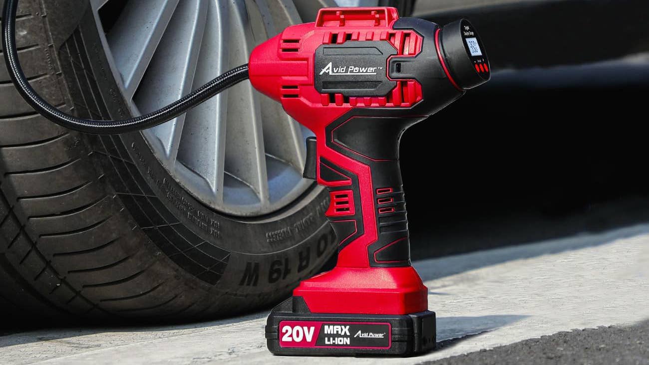 This Avid Power portable tire inflator has returned to its lowest price ...