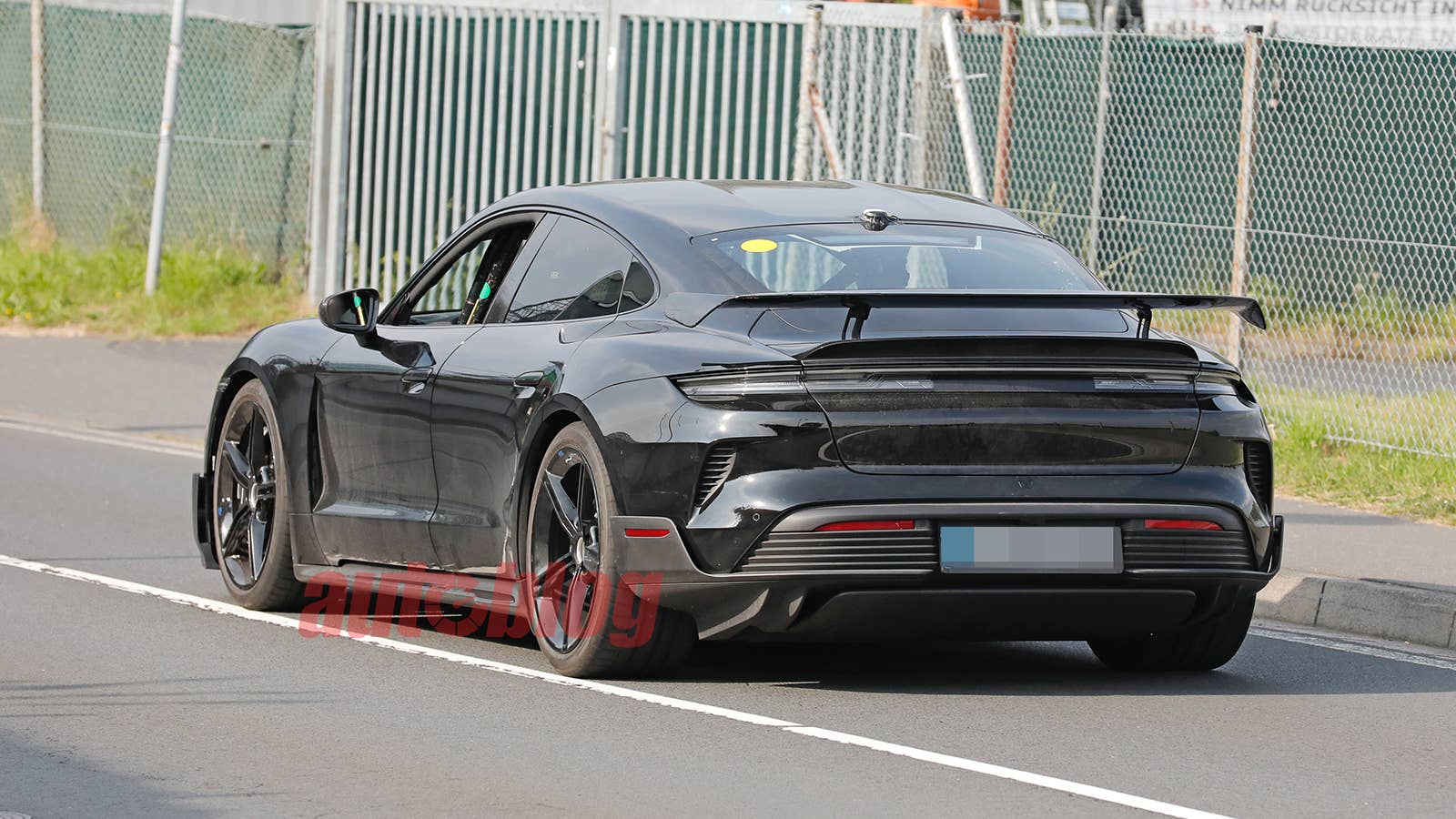 Porsche Taycan Turbo GT prototype