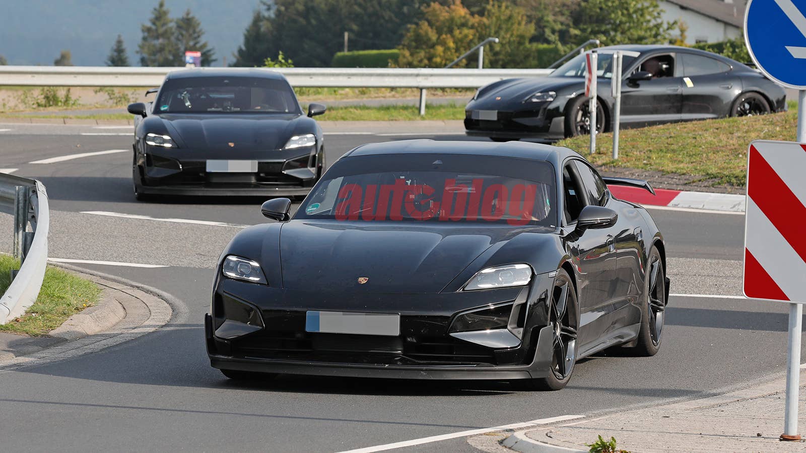 Porsche Taycan Turbo GT prototype