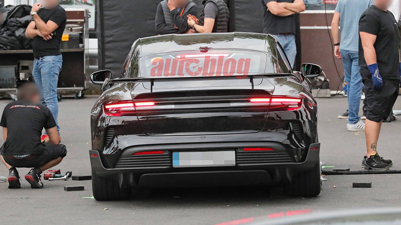 Porsche Taycan Turbo GT prototype